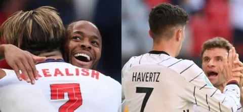 Inglaterra y Alemania, por un cupo a cuartos / Fotos AFP