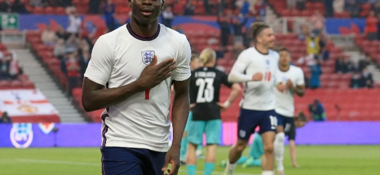 Bukayo Saka marcó el gol del triunfo / AFP Bukayo Saka marcó el gol del triunfo / AFP