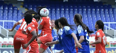 Millonarios y América en las semifinales de la Liga Femenina / Foto VizzorImage