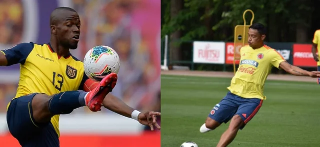 Muriel vs. Enner Valencia en las selecciones / Fotos AFP