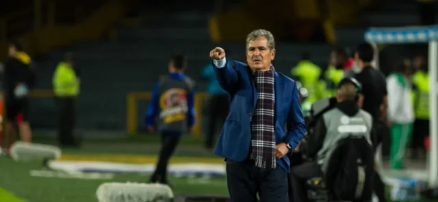 Jorge Luis Pinto dirigiendo a Millonarios en Liga / Foto AFP