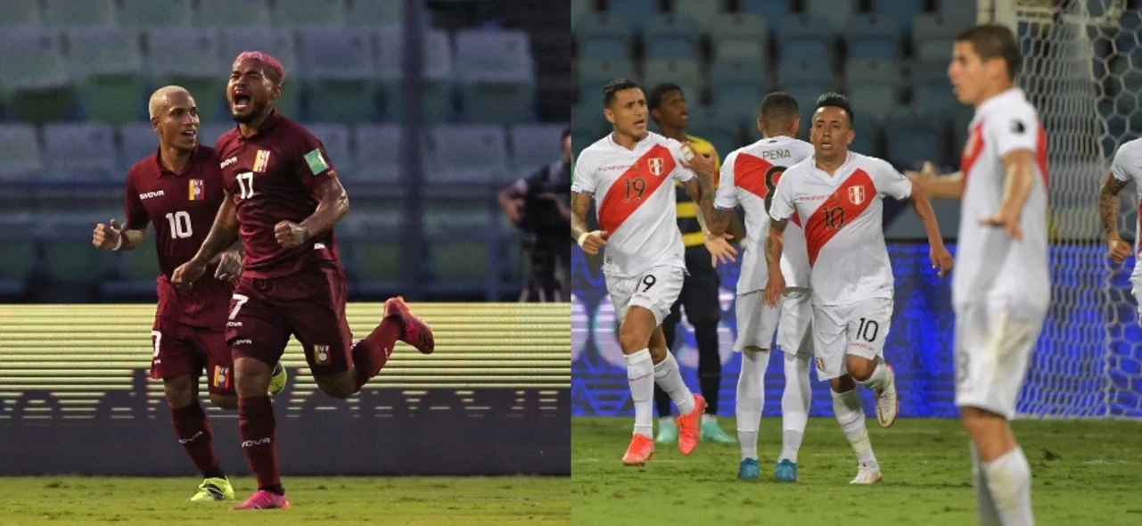 Venezuela y Perú se juegan su pase a cuartos / Fotos AFP