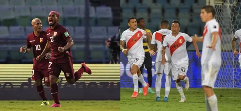 Venezuela y Perú se juegan su pase a cuartos / Fotos AFP