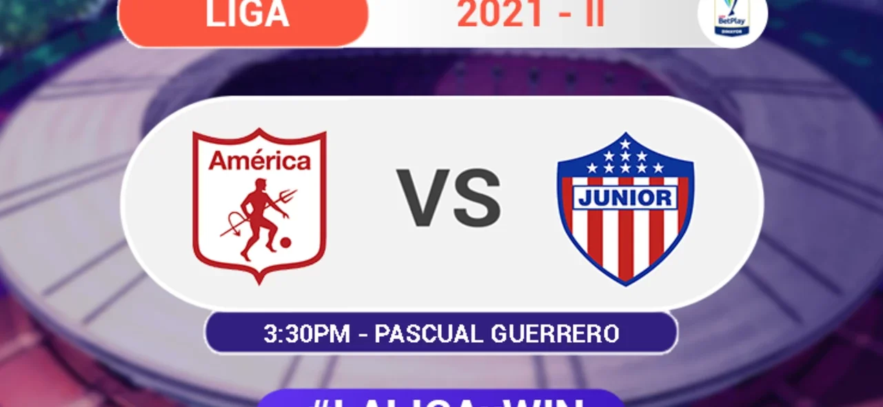 América vs. Junior se verá por Win Sports+.