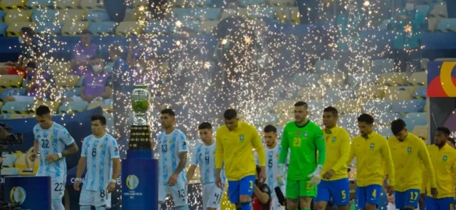 Argentina y Brasil jugaron la final de Copa América/ AFP