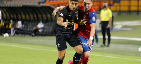 Medellín empató 1-1 con Once Caldas. / Foto: VizzorImage - Donaldo Zuluaga