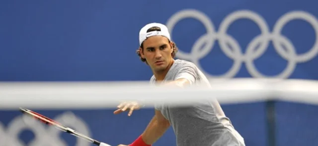 Federer fue campeón olímpico en dobles en 2008/ AFP