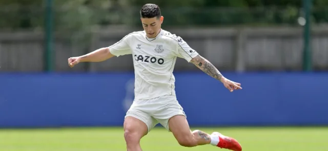 James Rodríguez, jugador colombiano de Everton/ Everton