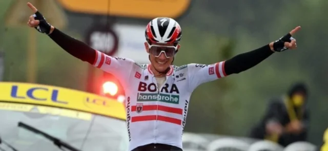 Patrick Konrad, ciclista austriaco/ AFP