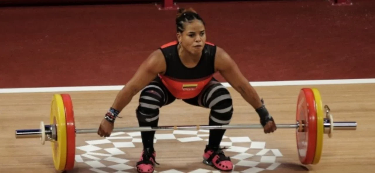 Mercedes Pérez, pesista colombiana. / Foto: COC