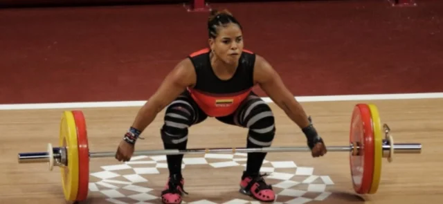 Mercedes Pérez, pesista colombiana. / Foto: COC