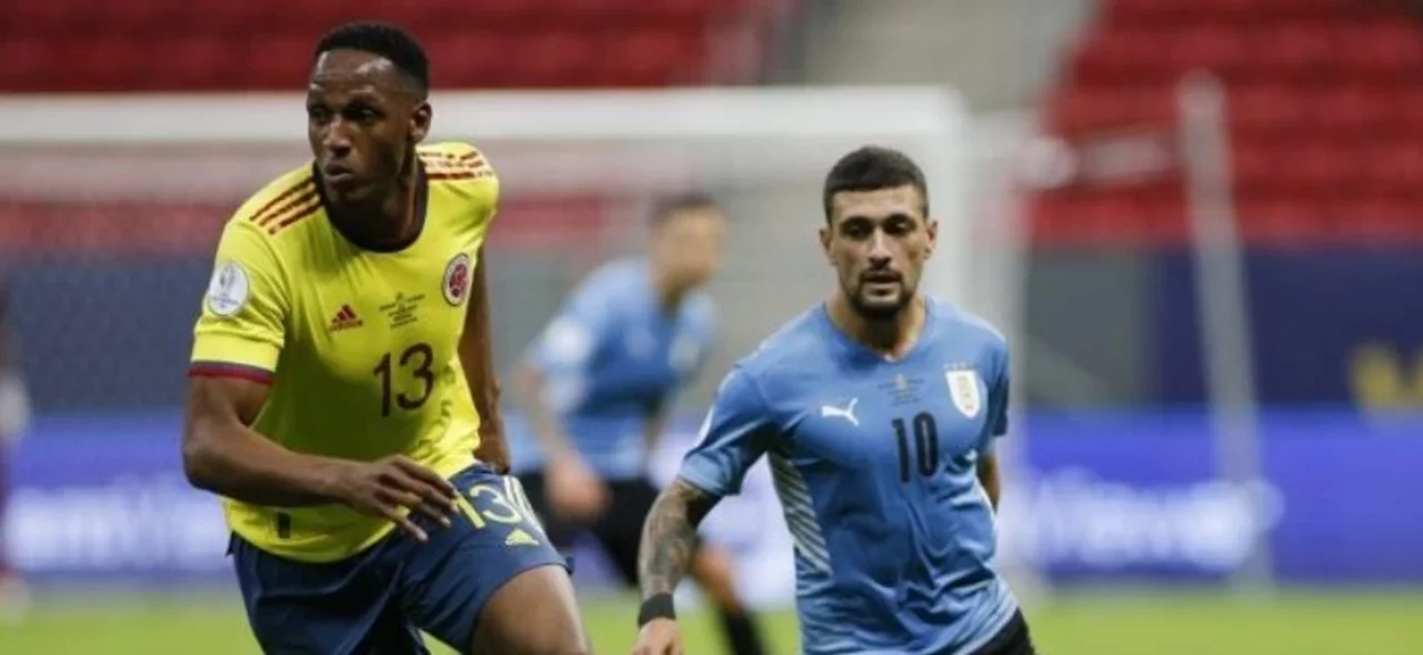 Yerry Mina, defensa de la selección Colombia / Foto: AFP