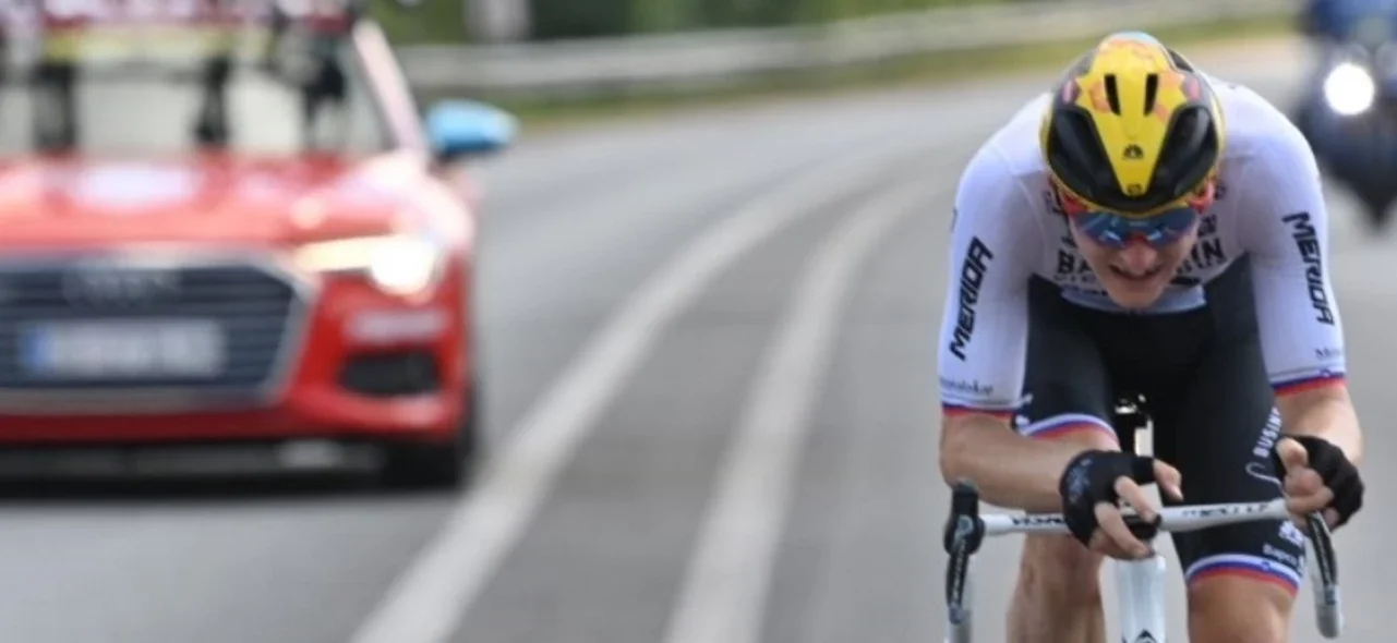 Matej Mohoric, ciclista esloveno/ AFP