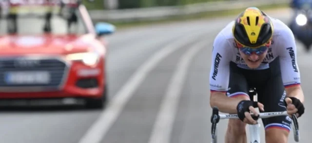 Matej Mohoric, ciclista esloveno/ AFP