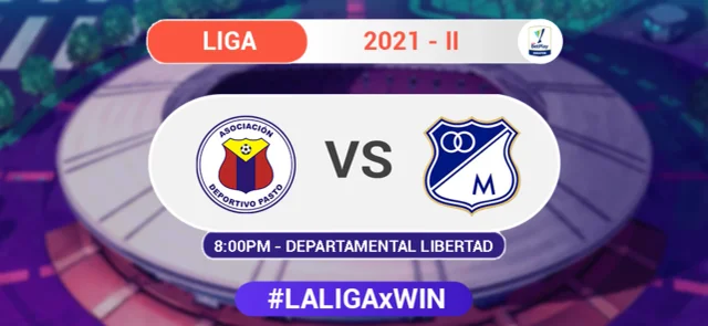 Pasto vs Millonarios