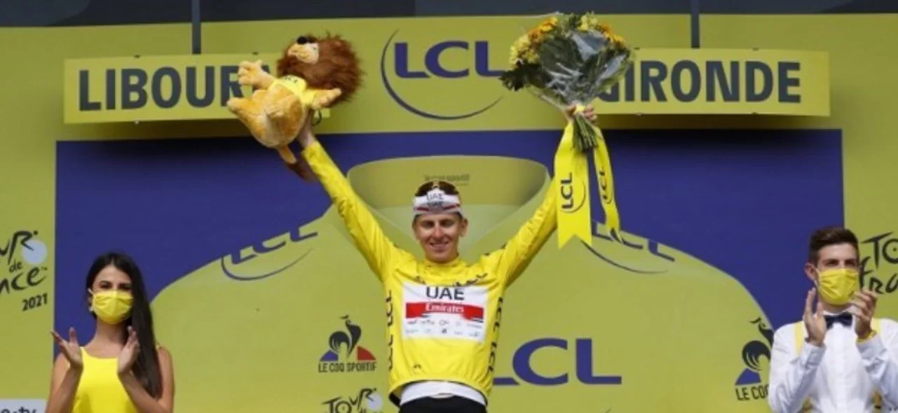 Tadej Pogacar, ciclista esloveno/ AFP