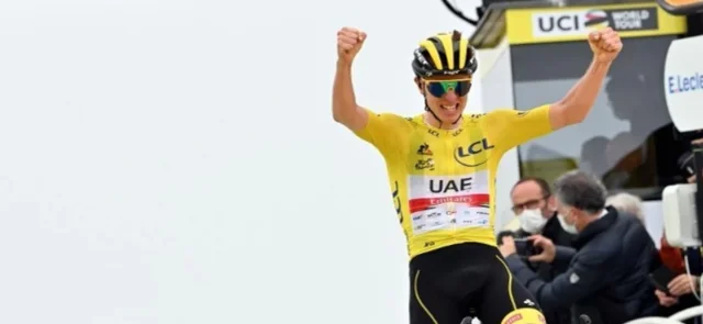 Tadej Pogacãr, ciclista esloveno/ AFP