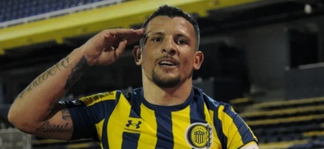 Emiliano Vecchio, figura de Rosario Central/ AFP