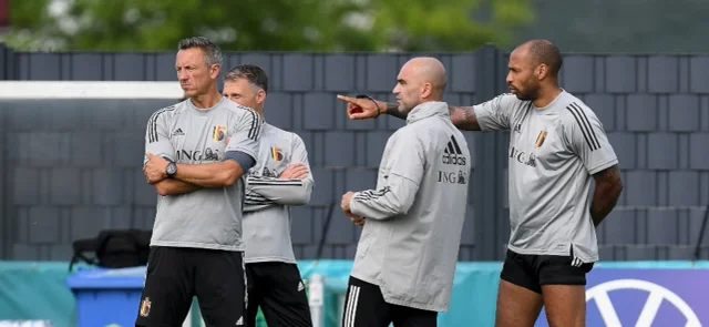 Bélgica en entrenamiento previo al juego de cuartos / Foto AFP