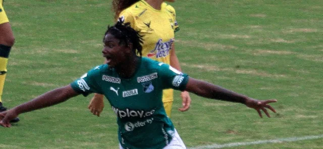 Deportivo Cali celebra el triunfo sobre Bucaramanga / Foto AFP