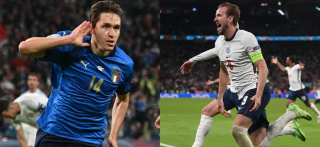 Italia e Inglaterra, por la gloria en la Eurocopa / Fotos AFP