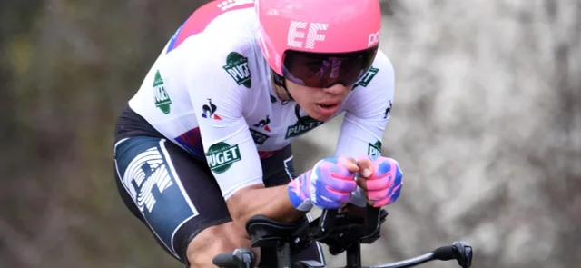 Sergio Higuita llegó tercero en la etapa 14 del Tour / AFP