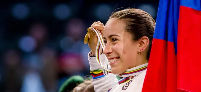 Mariana Pajón sumó su tercer medalla en Juegos Olímpicos/ Foto AFP