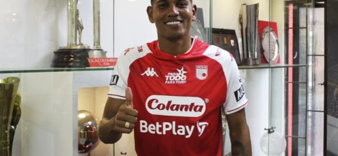 Alexander Mejía, volante de Santa Fe/ Foto de Santa Fe