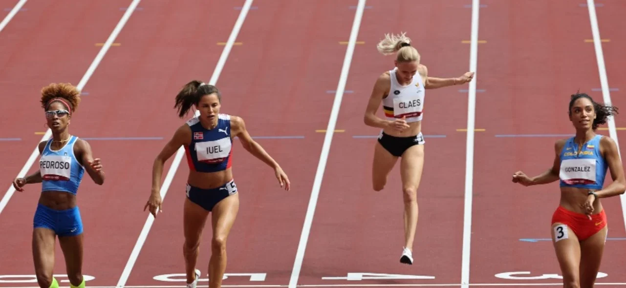 Melissa González en competencia durante los Juegos Olímpicos / Foto AFP