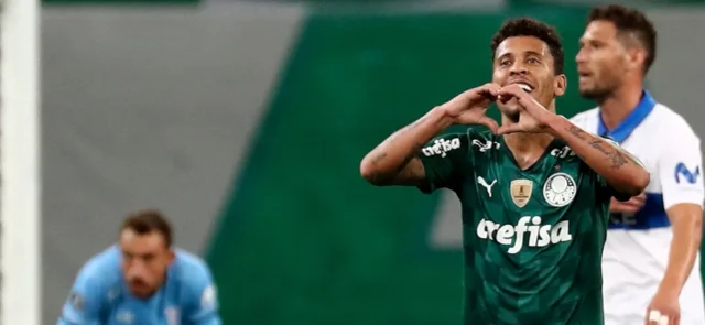 Palmeiras derrotó 2-0 en la serie a Universidad Católica. / Foto: AFP
