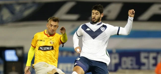 Vélez no brilló en el juego pero anotó a los seis minutos de partido. / Foto: AFP