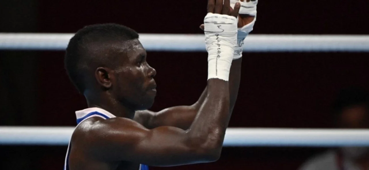 YuberJen Martínez debutó con triunfo en Juegos Olímpicos - Foto: AFP