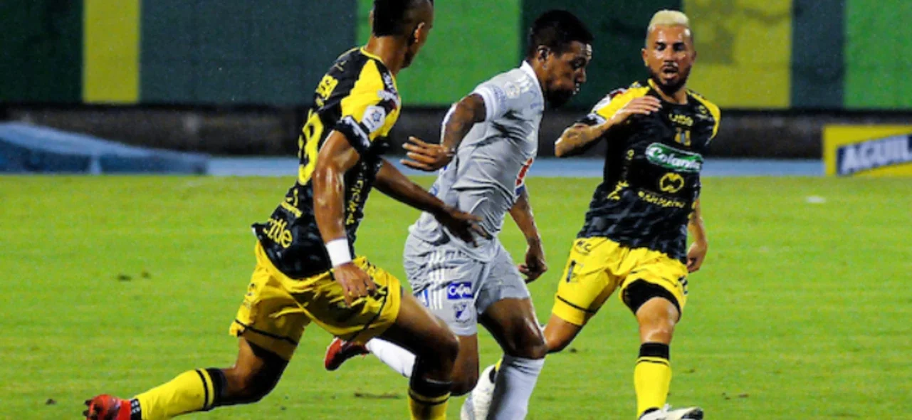 Alianza Petrolera derrotó 1-0 a Millonarios en el partido de ida de la Copa BetPlay.