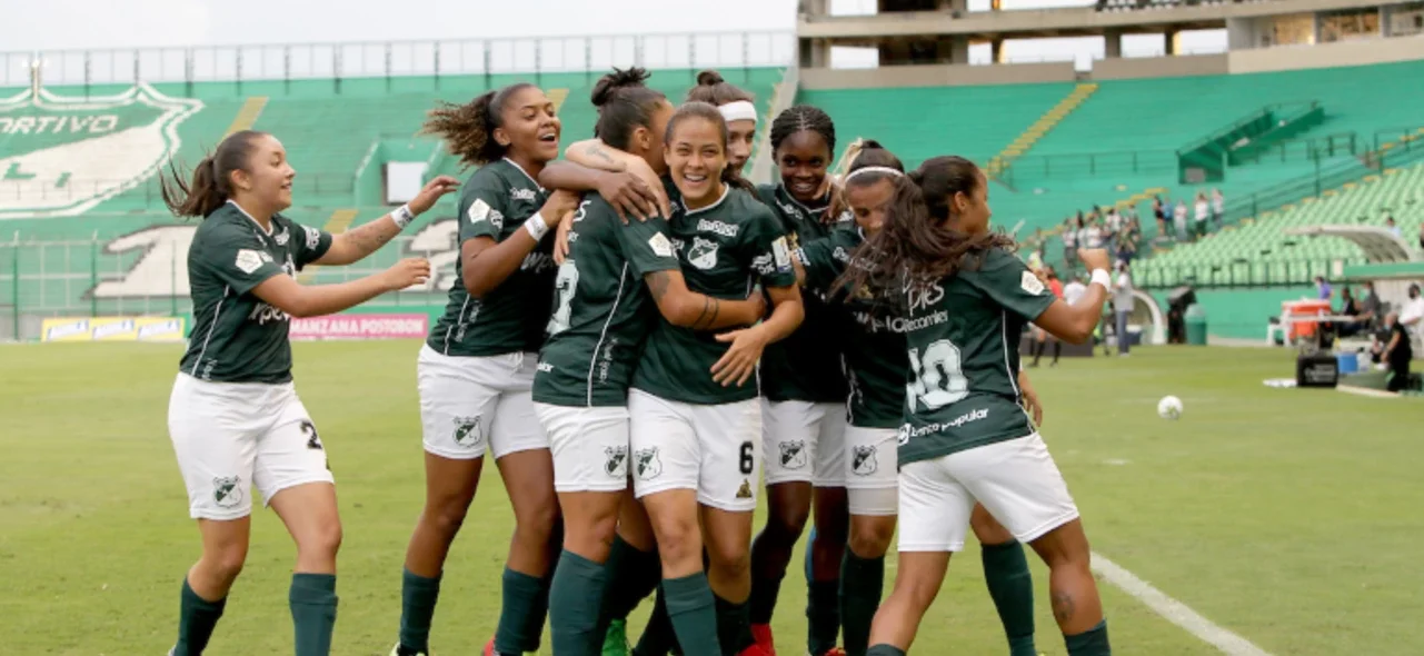 Cali empató 1-1 con Nacional en la Liga Femenina. / Foto: VizzorImage - Samir Rojas