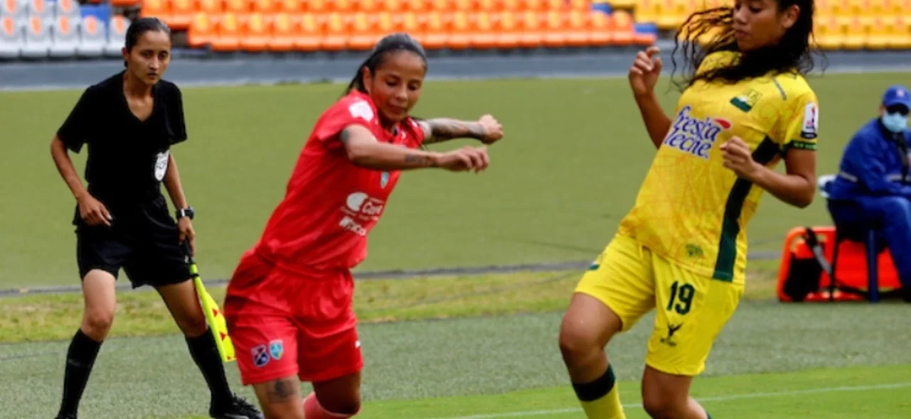 Medellín superó 3-0 a Bucaramanga en la Liga Femenina. / Foto: VizzorImage - Donaldo Zuluaga