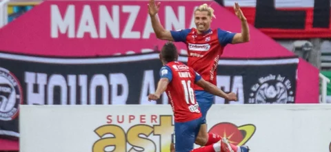 Medellín derrotó 1-3 a Once Caldas en el juego de vuelta. / Foto: VizzorImage - Pablo Bohórquez