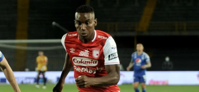 Dairon Mosquera, lateral de Santa Fe/ Vizzorimage