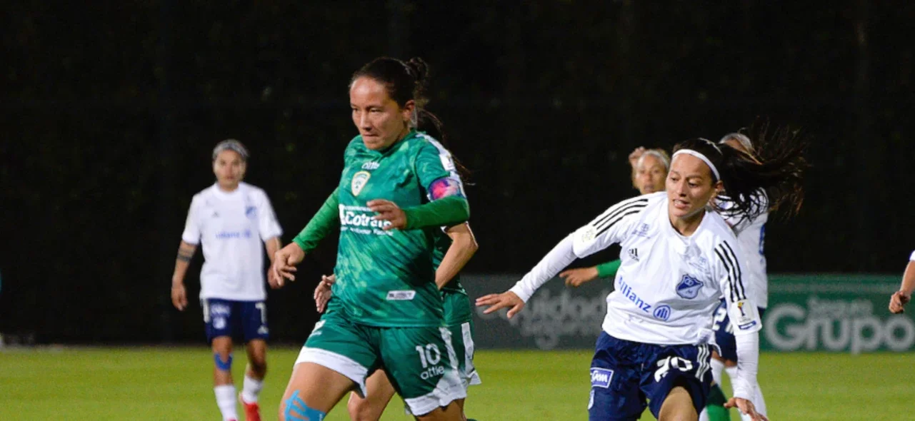 La Equidad empata 1-1 con Millonarios en la Liga Femenina. / Foto: VizzorImage - Samuel Norat