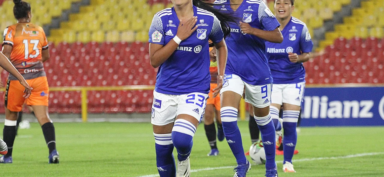 Millonarios recibió a Llaneros en la jornada 7 de la Liga Femenina BetPlay Dimayor 2021 / Foto: Felipe Caicedo