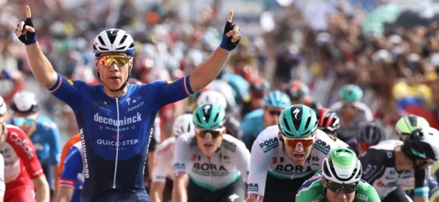 Fabio Jakobsen ganó la 8ª etapa de la Vuelta a España / AFP