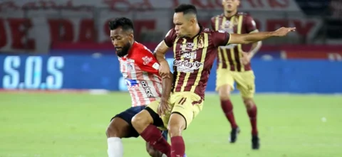 Junior y Tolima empataron sin goles en el Metropolitano. / Foto:VizzorImage - Jesús Rico