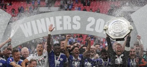 Este es el Community Shield de la historia de Leicester/ AFP