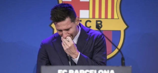 Messi en su despedida / Foto AFP