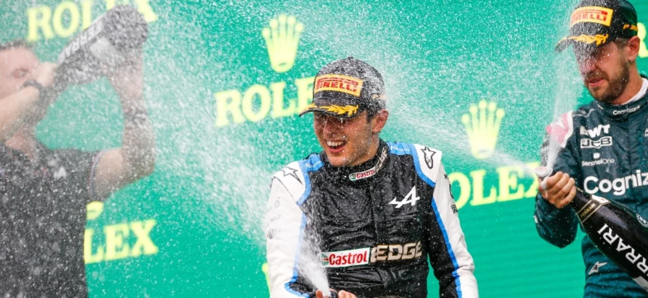 Esteban Ocon ganó el GP Hungría / AFP