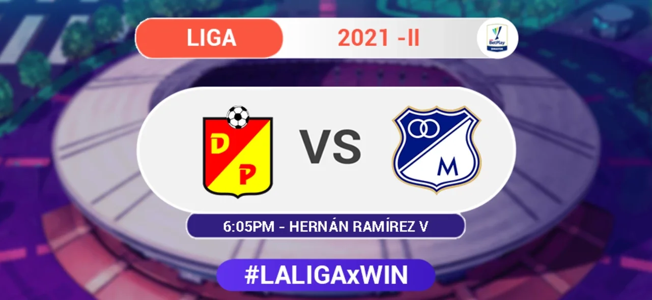 Pereira vs. Millonarios por Liga BetPlay