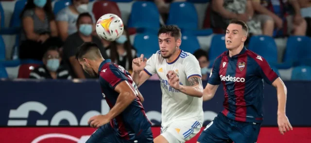 Levante empató 3-3 con Real Madrid. / Foto: AFP