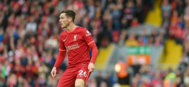 Andy Robertson, lateral de Liverpool/ AFP