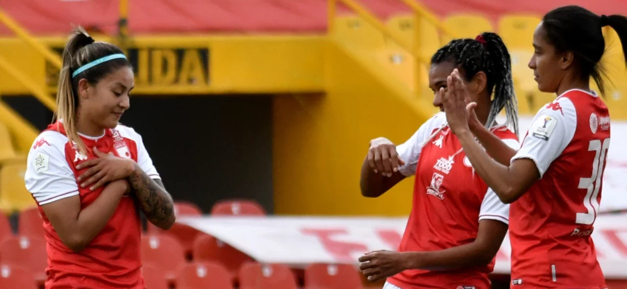 Santa Fe venció 3-1 a Llaneros por la Liga Femenina BetPlay. Foto: VizzorImage / Luis Ramirez