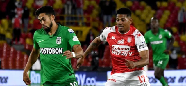 Sanciones para Santa Fe y Nacional, tras el juego en El Campín. / Foto: VizzorImage / Luis Ramirez