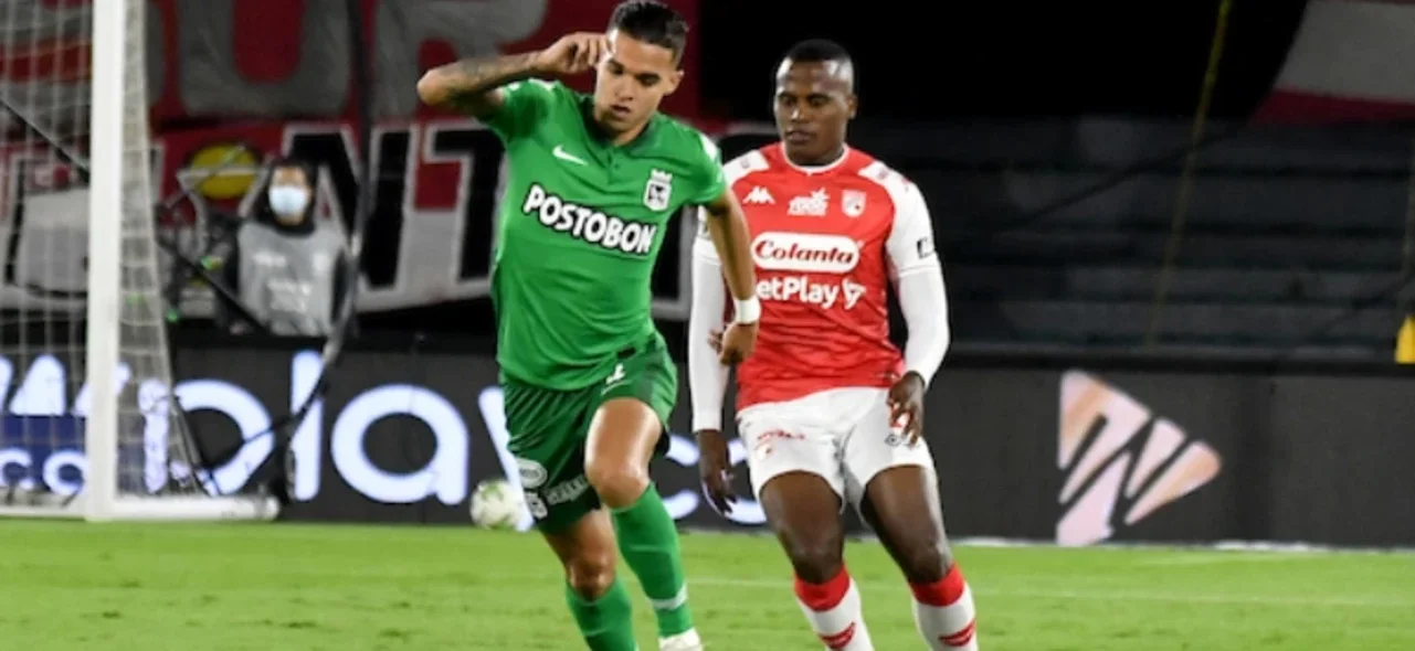 Santa Fe y Nacional cierran la fecha 3 de la Liga BetPlay. / Foto: VizzorImage - Luis Ramírez